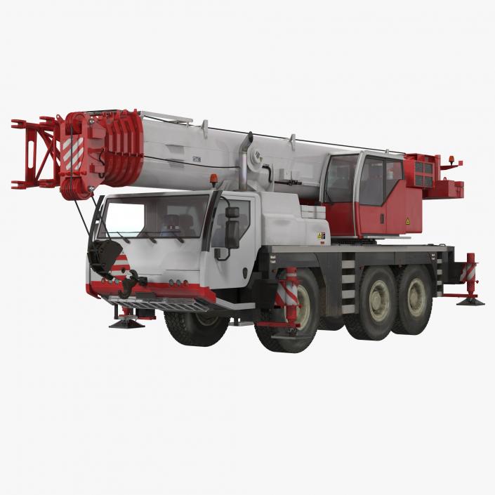 3D model Compact Mobile Crane